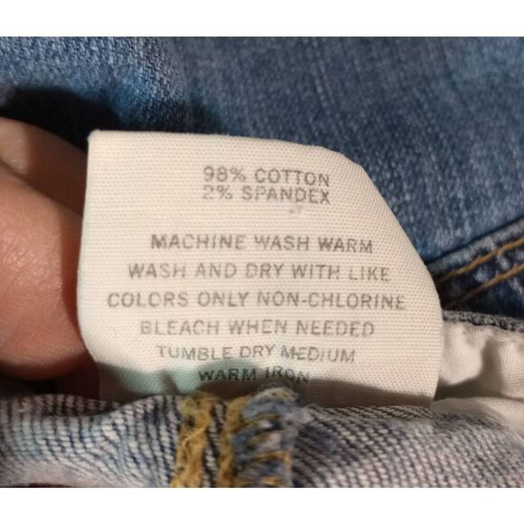 Banana‎ Republic Jeans Ladies 8 Contoured Bootcut Distressed - Picture 7 of 9